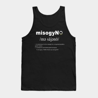 #misogyNO definition Tank Top